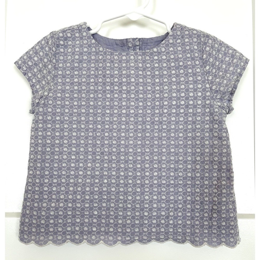 Gymboree Eyelet lined Top and shorts top 2T, shorts 18-24 mos - Picture 2 of 5